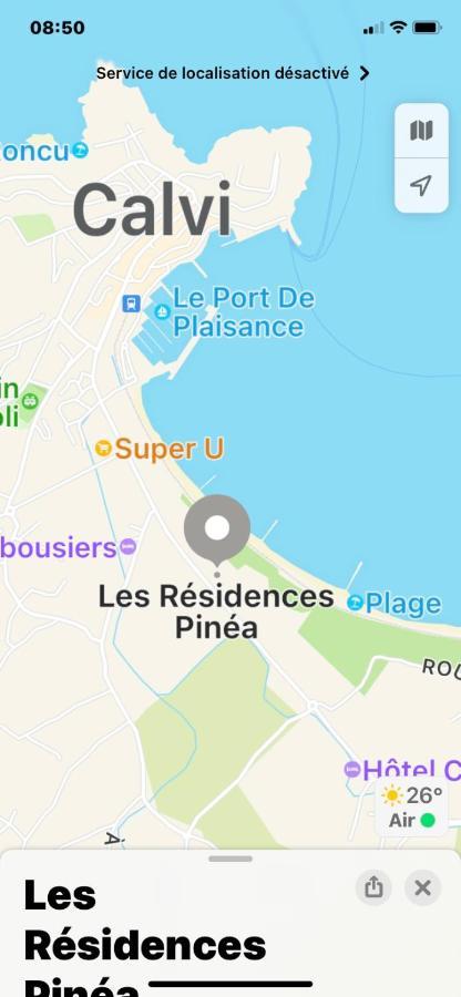 Duplex Calvi Direct Plage Exterior foto
